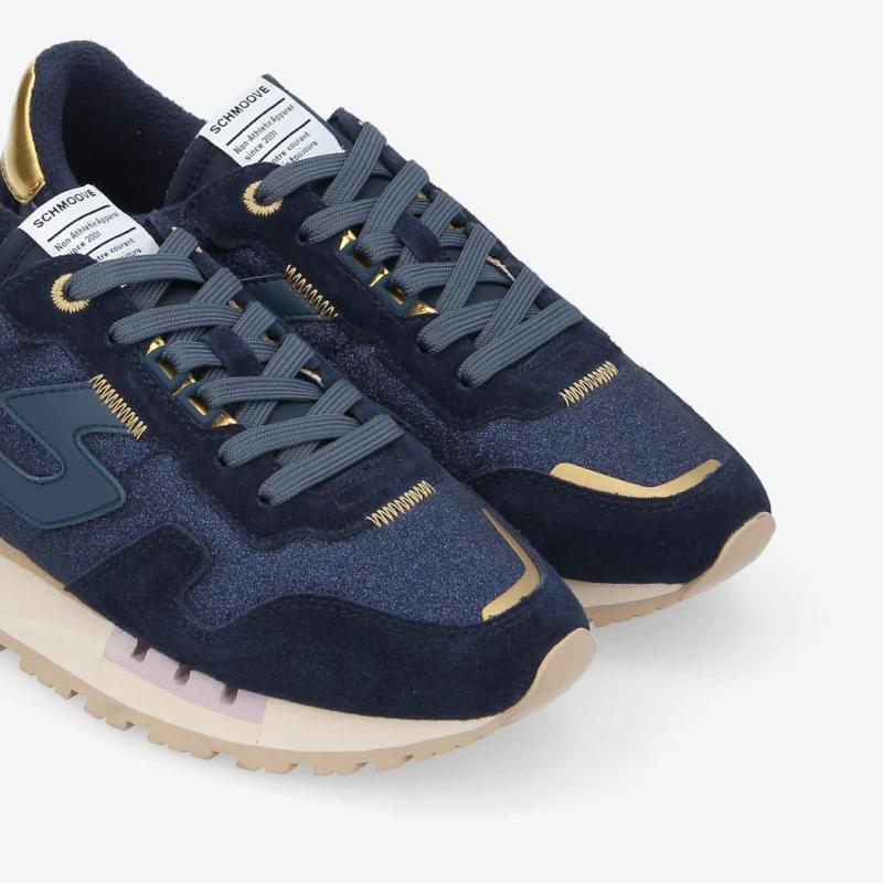 ATHENE RUNNER W - SUEDE/SPAN - OCEAN/NAVY